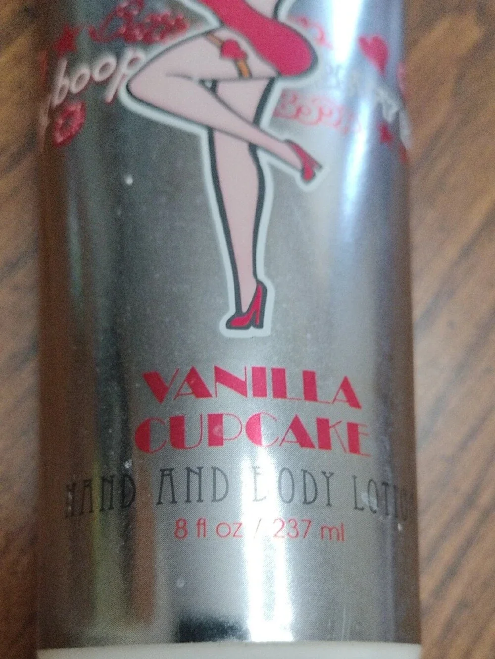 Betty Boop Sented Hand & Body Lotion with Red Artwork